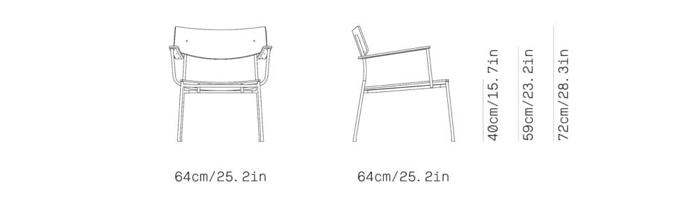 Деревянный стул с подлокотниками Omelette Editions Alex ARCH-00055779 - Вид №2