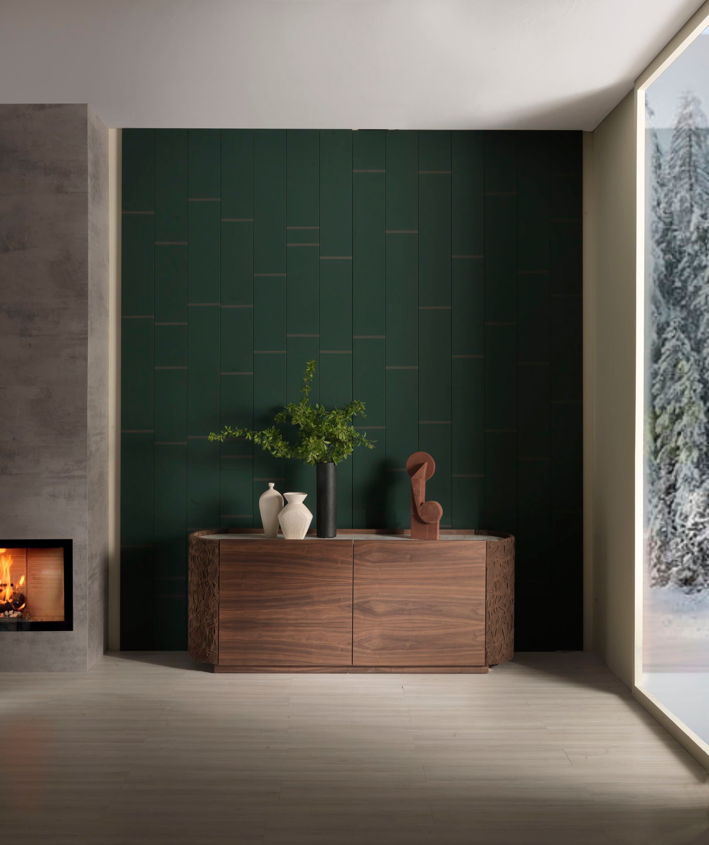 Обшивка из кожи Casa Covre PADDOCK ARCH-00080457 - Вид №4