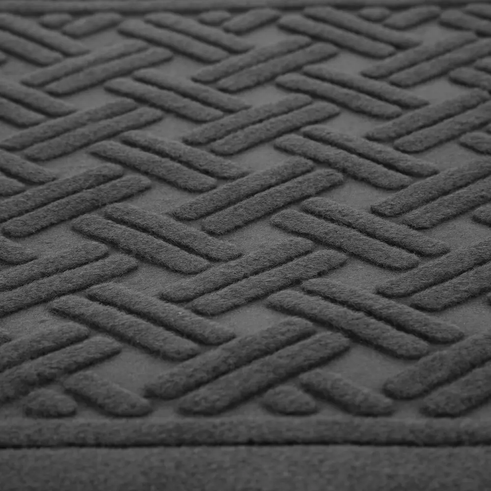 Коврик Inspire Lenzo для прихожей - темно-серый с переработанным материалом 82761222 STLM-0035638 - Вид №2