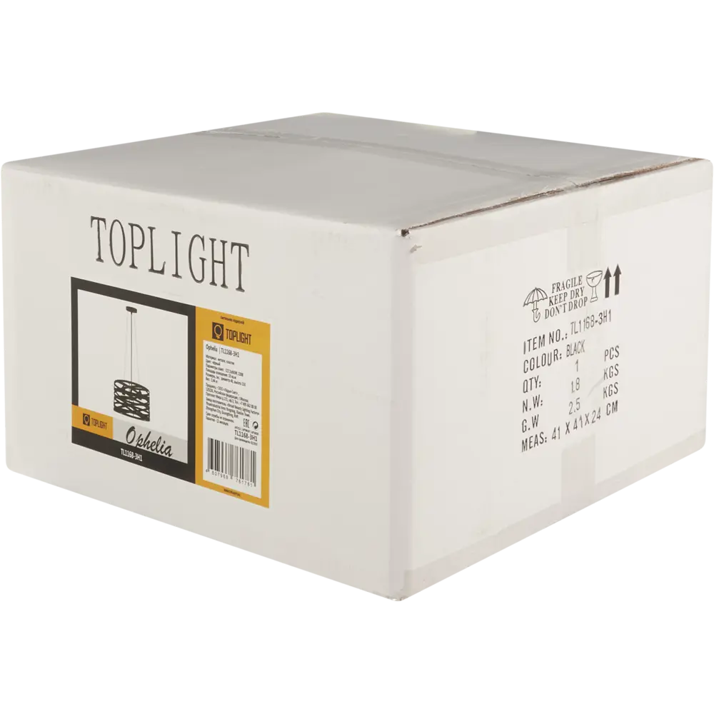 Подвесной светильник OPHELIA 3хЕ27х40W TL1168-3H1 черный Toplight STLM-2135619 - Вид №7