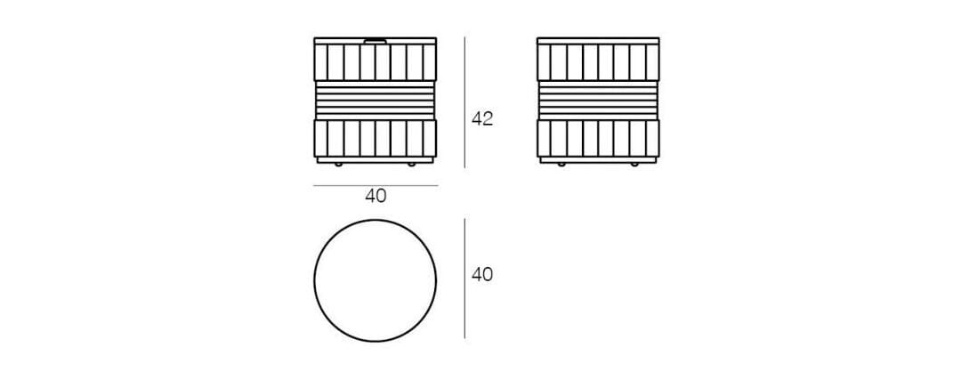Журнальный столик из тикового дерева с отсеком для хранения Il Giardino di Legno хлебные палочки ARCH-00115975 - Вид №2