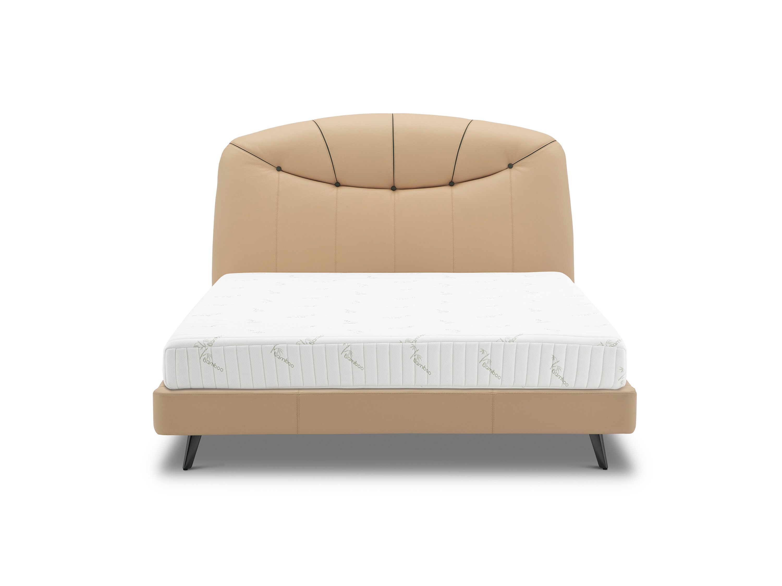 Полуторная кровать с кожаной обивкой CAMPO DE' FIORI COZ638 ARCH-00119647 - Вид №6