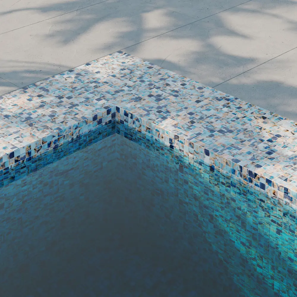 Мозаика Vulcano Mauna стекломасса 31.1x4.9 см цвет разноцветный Santreyd Мозаика Onix STLM-2021010