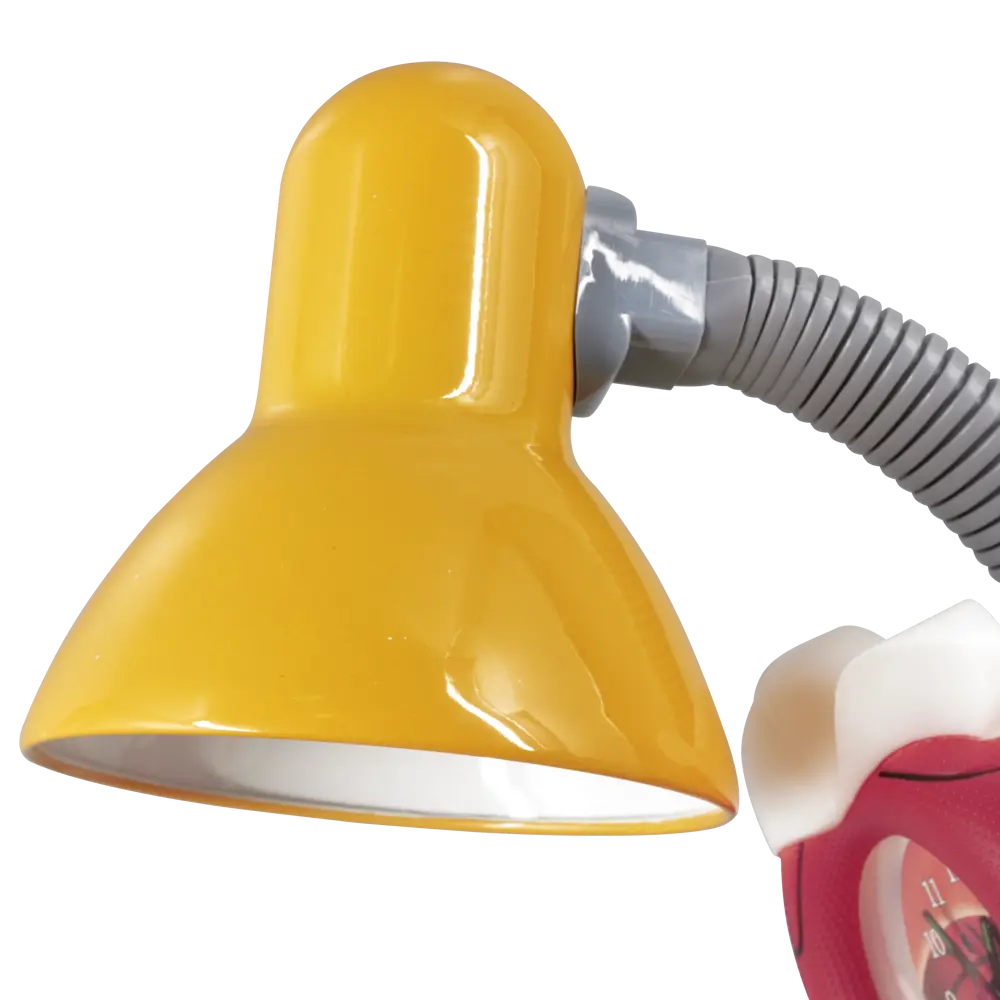 Настольная лампа с часами Camel KD-388 «Баскетбол», цвет жёлтый CAMELION STLM-2072504 - Вид №3