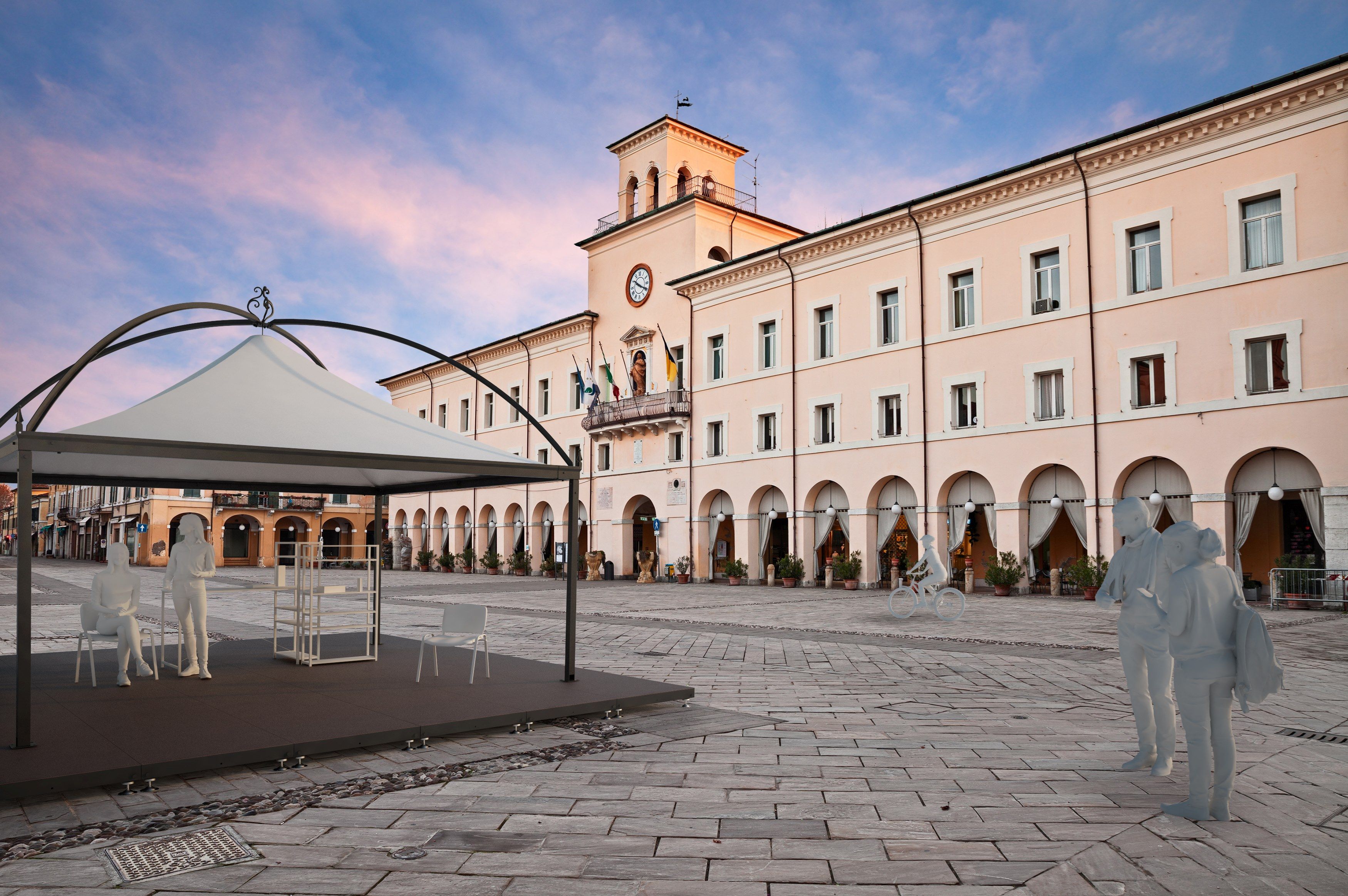 Высокопрочная стальная беседка SELVOLINA PRIMAVERA ARCH-00105442 - Вид №13