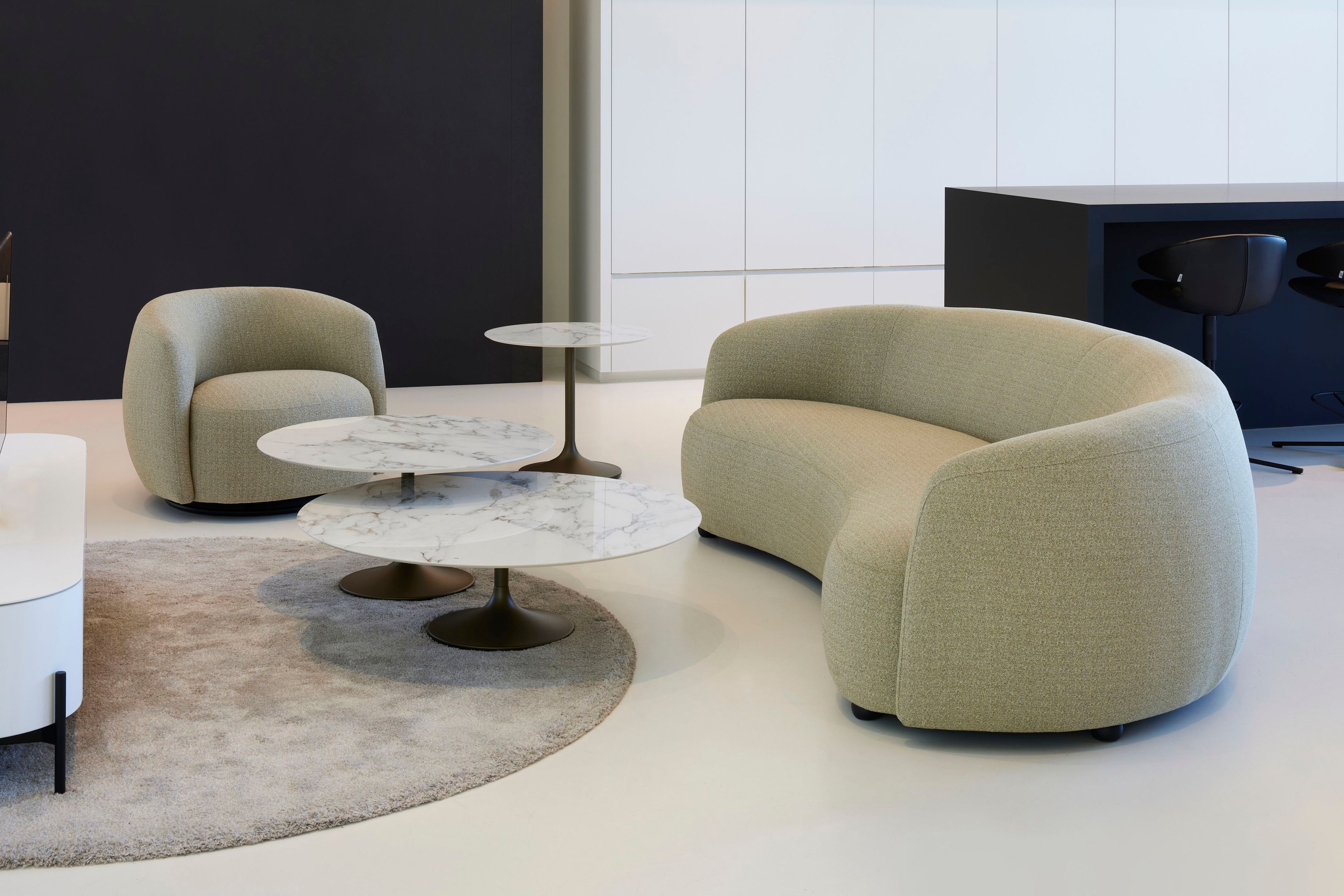 Круглый стол из Ксерамики Joli Central ARCH-00119340 - Вид №3