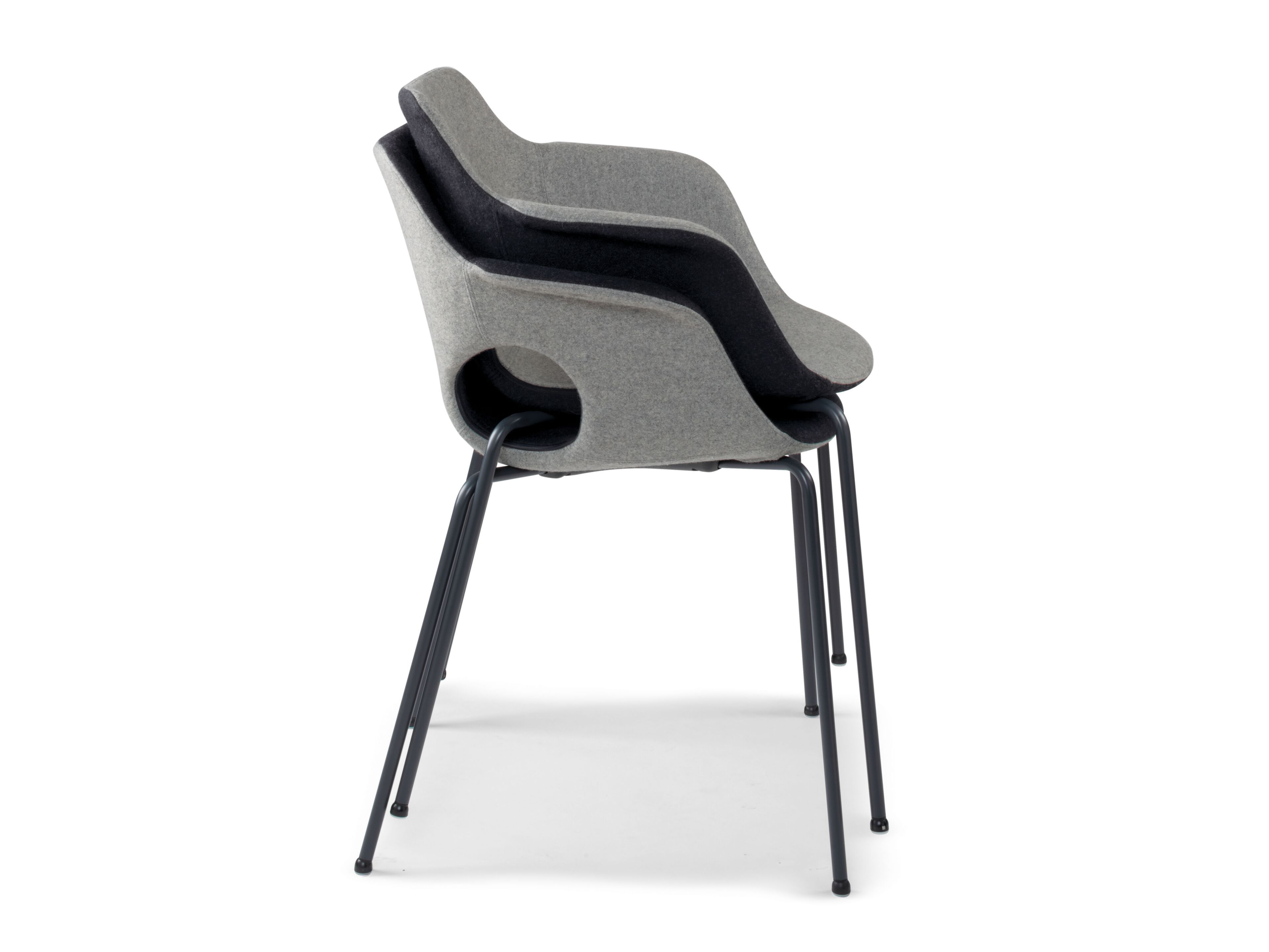 Пластиковый штабелируемый стул с подлокотниками Riccardo Rivoli OLÀ ARCH-00135560 - Вид №8