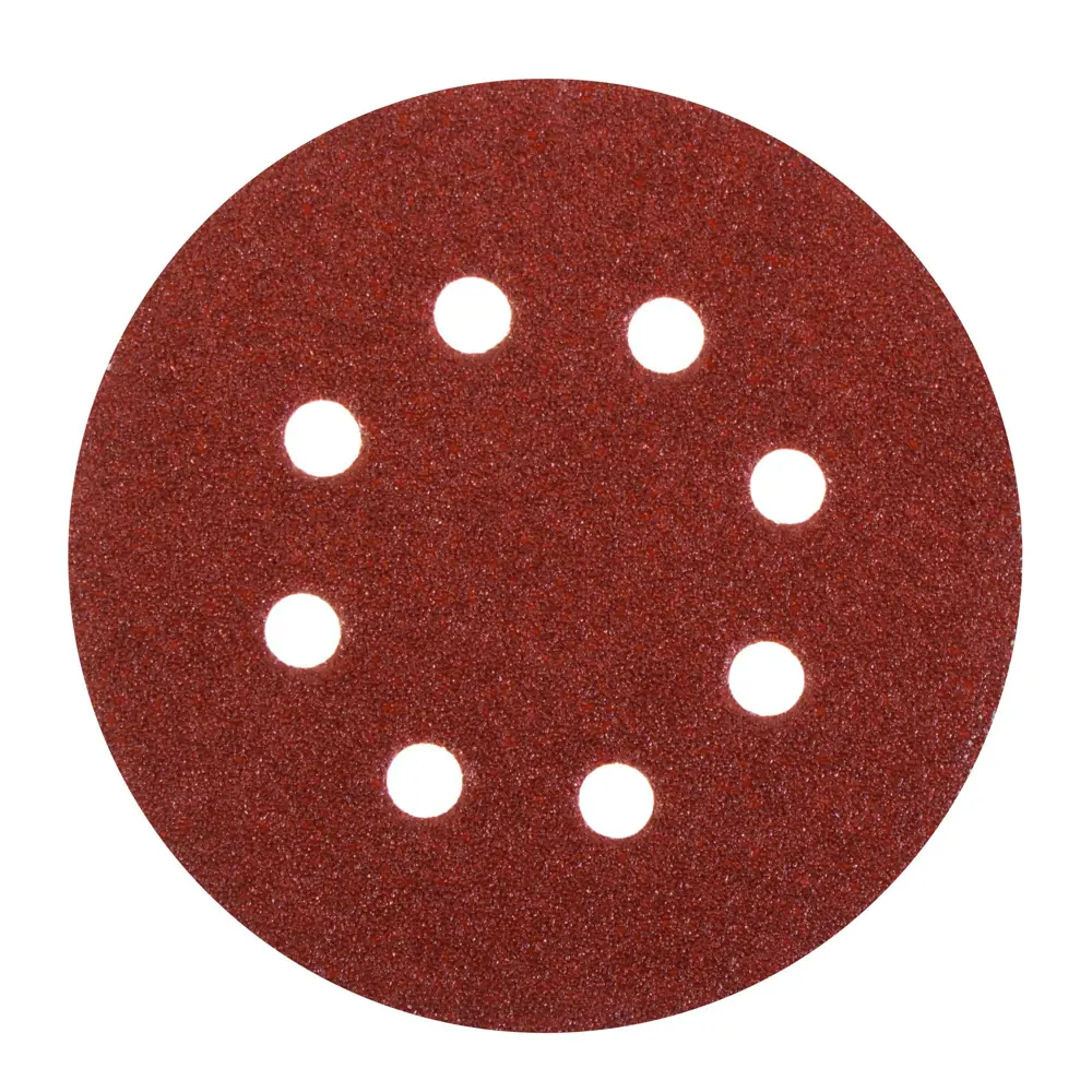 Абразивный круг Velcro Dexter P60, 8 отверстий, D125 мм, 5 шт. 13822986 STLM-2067252 