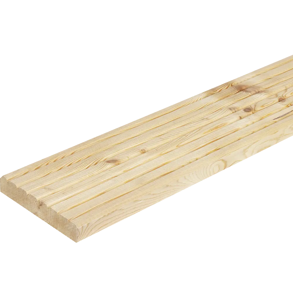 Террасная доска Лиственница Оптима 2000х142х27 мм Вельвет 0.28 м² Santreyd STLM-2162337