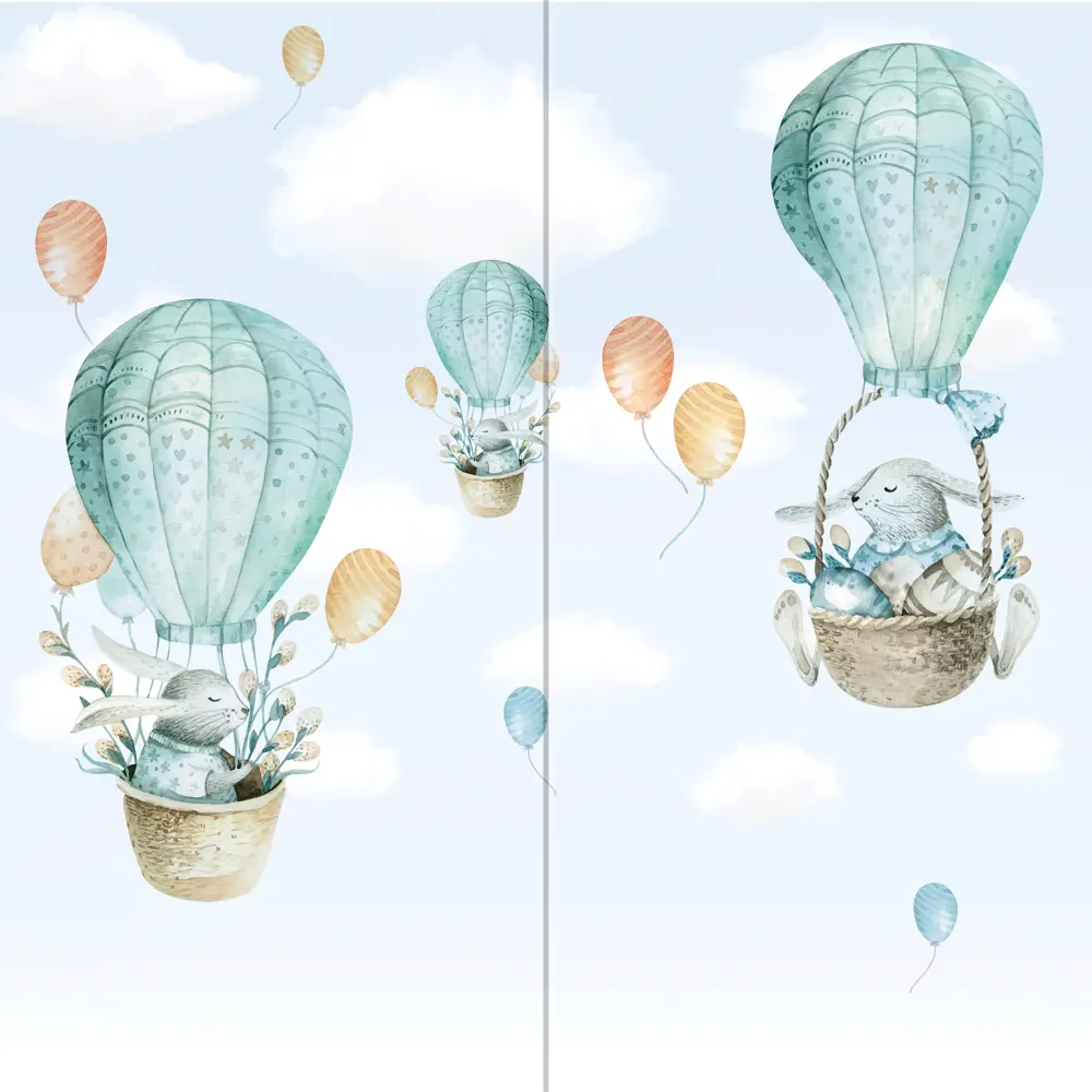 Фотообои «Пушистый воздухоплаватель», флизелиновые, 260x260 см, E516044 82283344 STLM-2099346 Concept - Вид №4