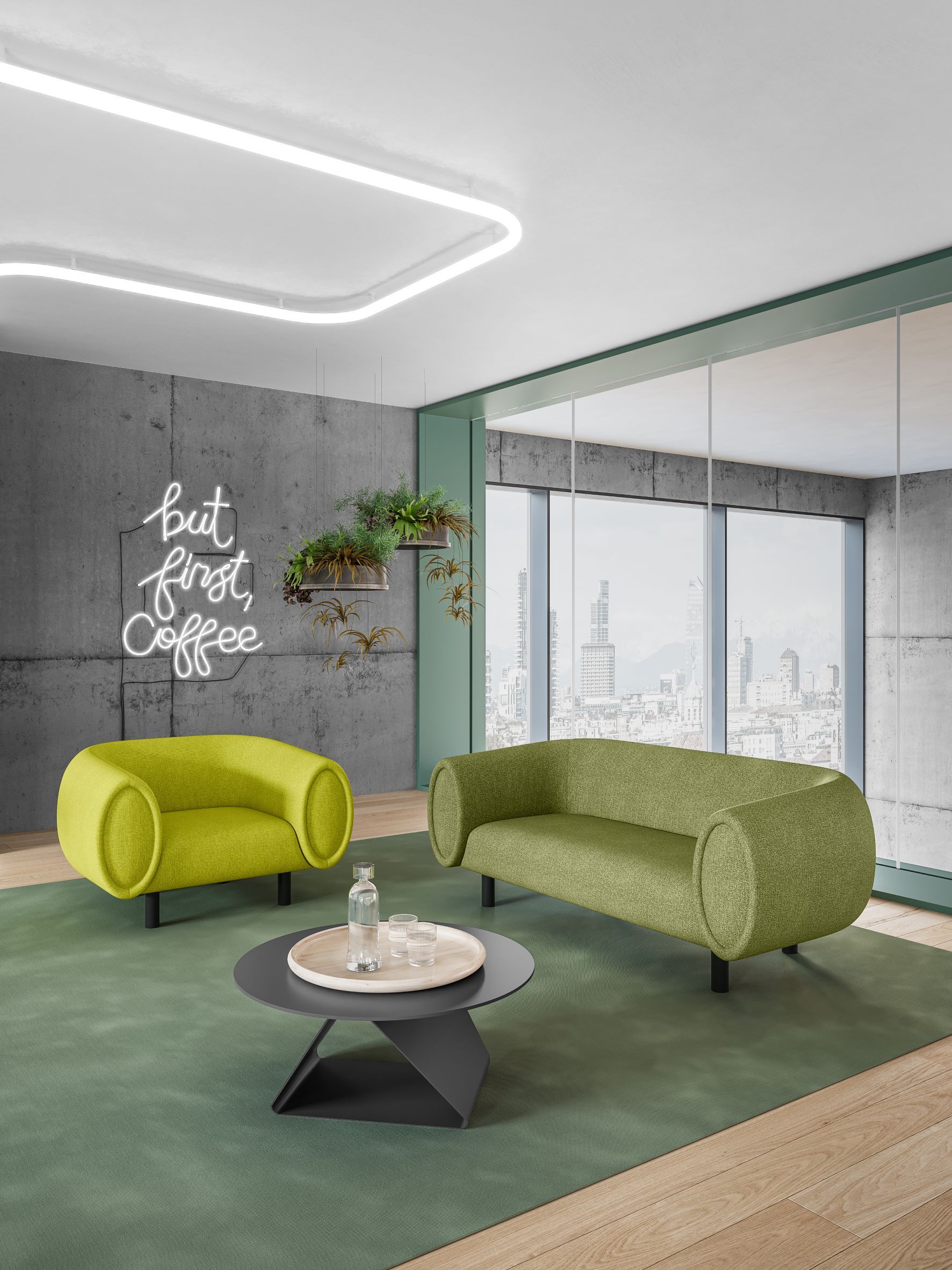 2-местный диван из полиэстера Sitland Тоби ARCH-00043165 - Вид №2