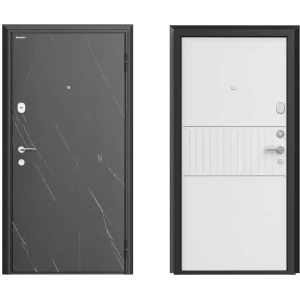 Дверь входная металлическая Премиум New 98x205 см правая силк милк