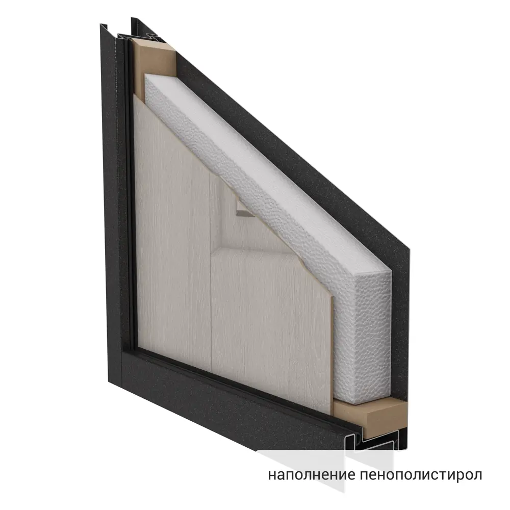 Дверь входная металлическая Альта Фина 95x205 см левая цвет белый TOREX STLM-2107775 - Вид №13