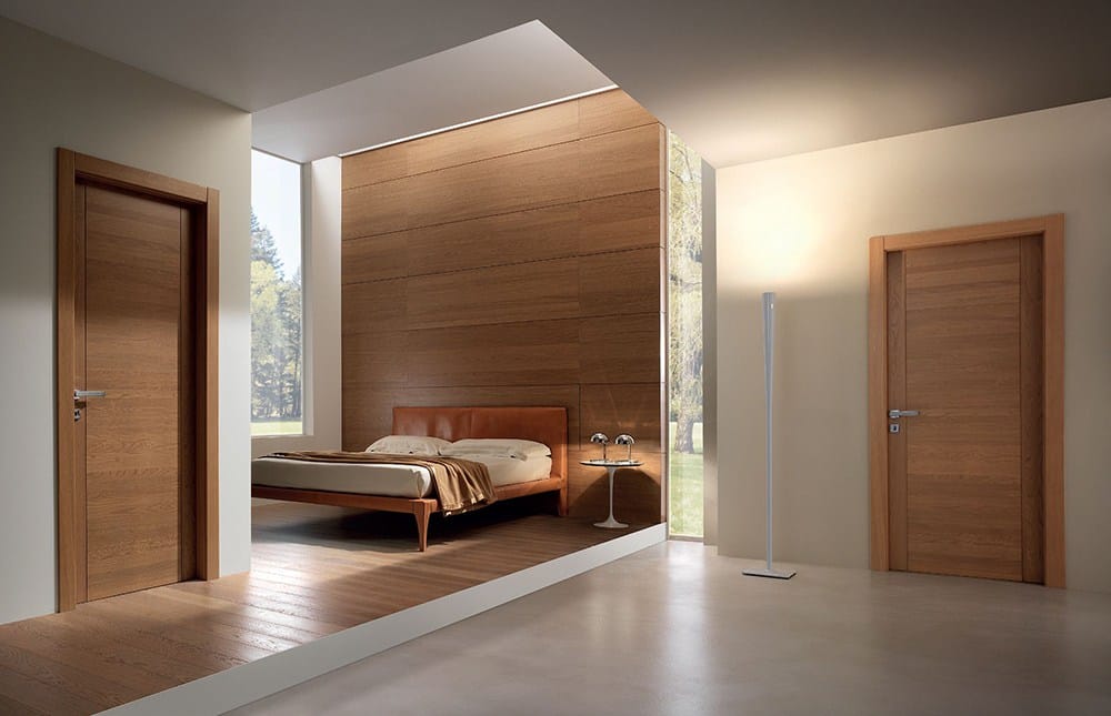 Распашная дверь из массива дерева GAROFOLI Пангея ARCH-00074000 - Вид №1