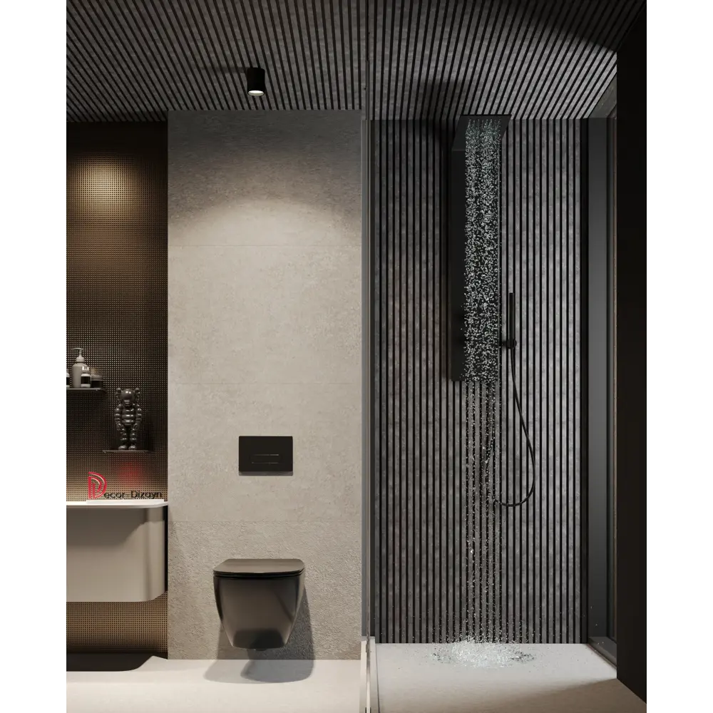 Панель стеновая Decor-Dizayn 904-70 10x150x3000 мм темно-серый STLM-2085048 - Вид №4