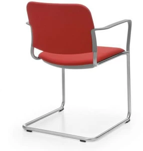 profim Штабелируемый консольный стул для конференций из ткани с подлокотниками Zoo