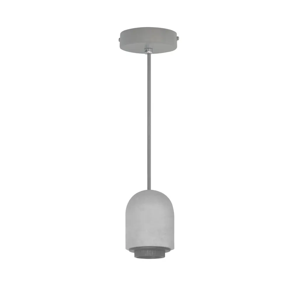 Шнур декоративный Clyde 1xЕ27x60 Вт, бетон/металл, цвет серый INSPIRE STLM-2119606