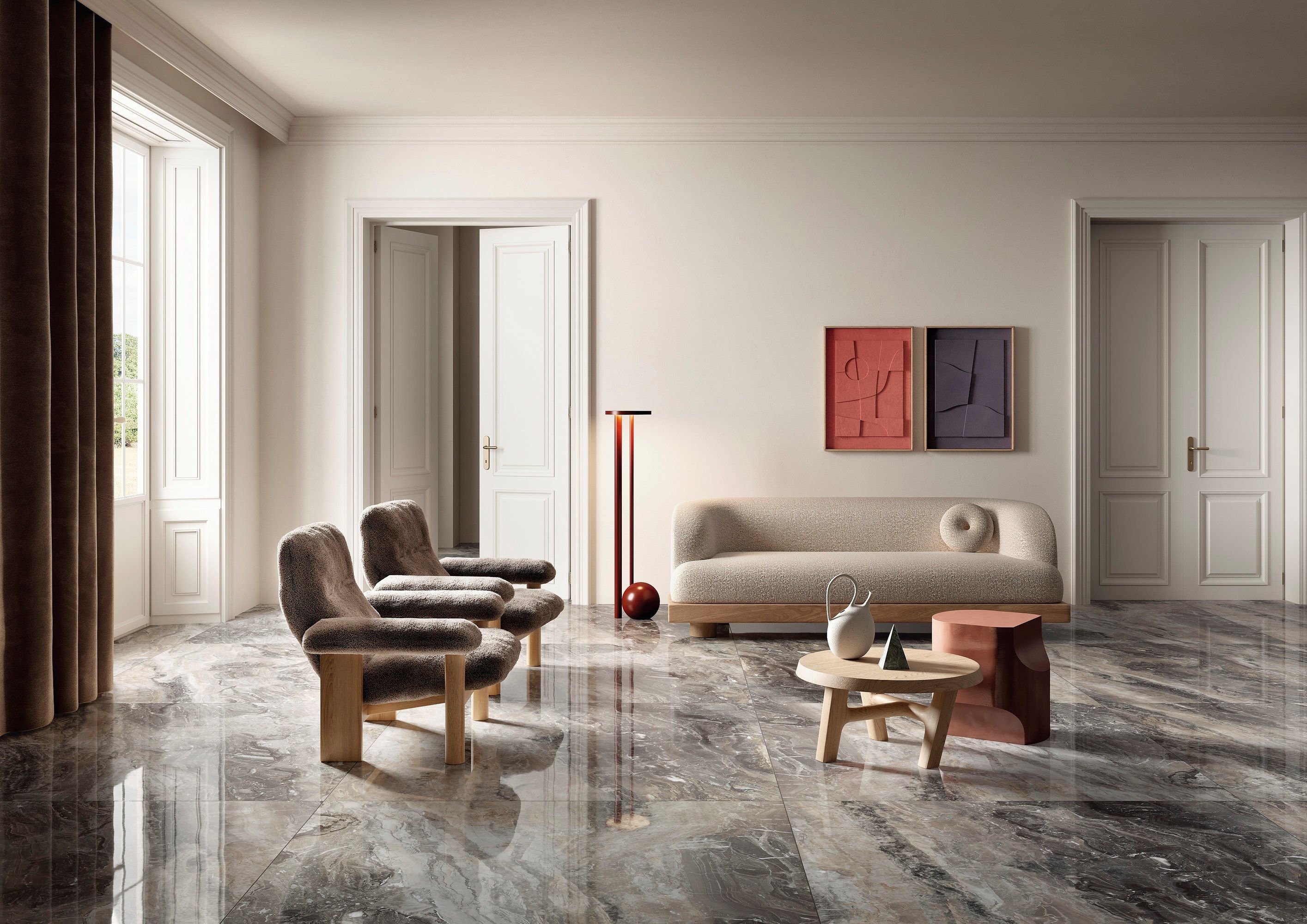 Пол / керамогранит с мраморным эффектом Fiandre Marmi Maximum ARCH-00080652 - Вид №1