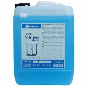 NMU605 Средство VITRINEX PLUS для мытья окон и стеклянных поверхностей, канистра 10 л Merida
