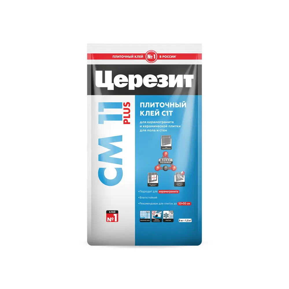 Клей для плитки Церезит СМ 11 5 кг CM 11 STLM-2035543