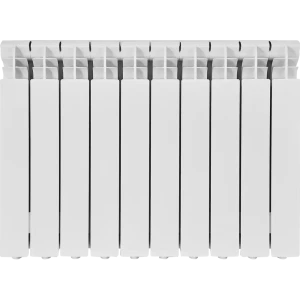 Радиатор Тепломир 500/96 10 секций алюминий белый