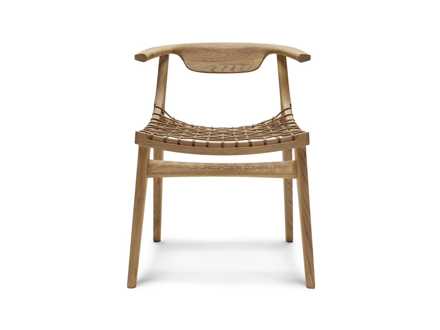 Стул из дуба и плетеной веревки Knoll Klismos ARCH-00078056 - Вид №4