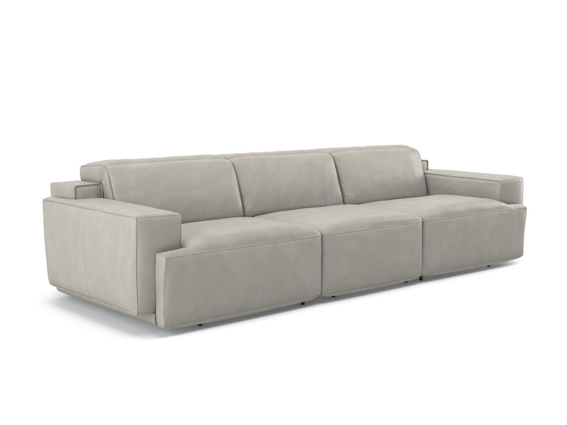 3-местный кожаный диван с откидной спинкой Natuzzi Italia IAGO ARCH-00124002 - Вид №1