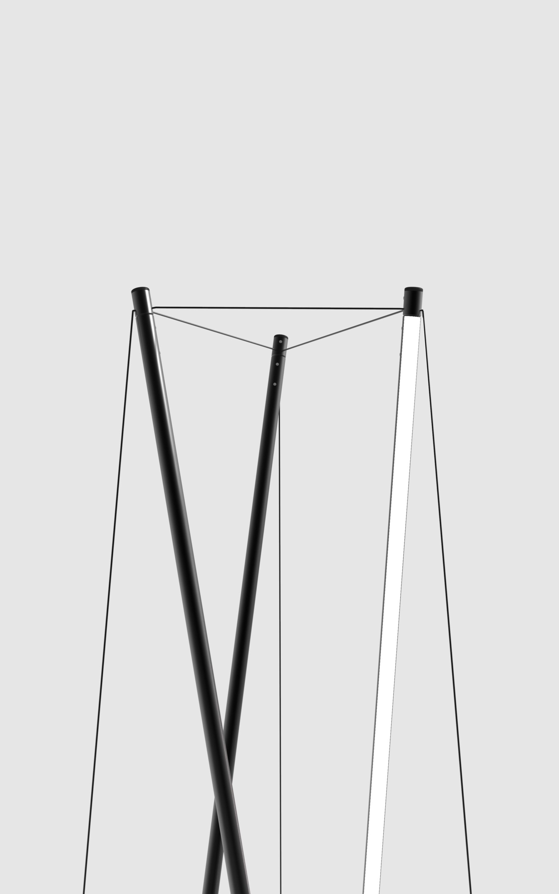 Экструдированный алюминиевый светодиодный торшер Martinelli Luce TENSO ARCH-00139751 - Вид №5