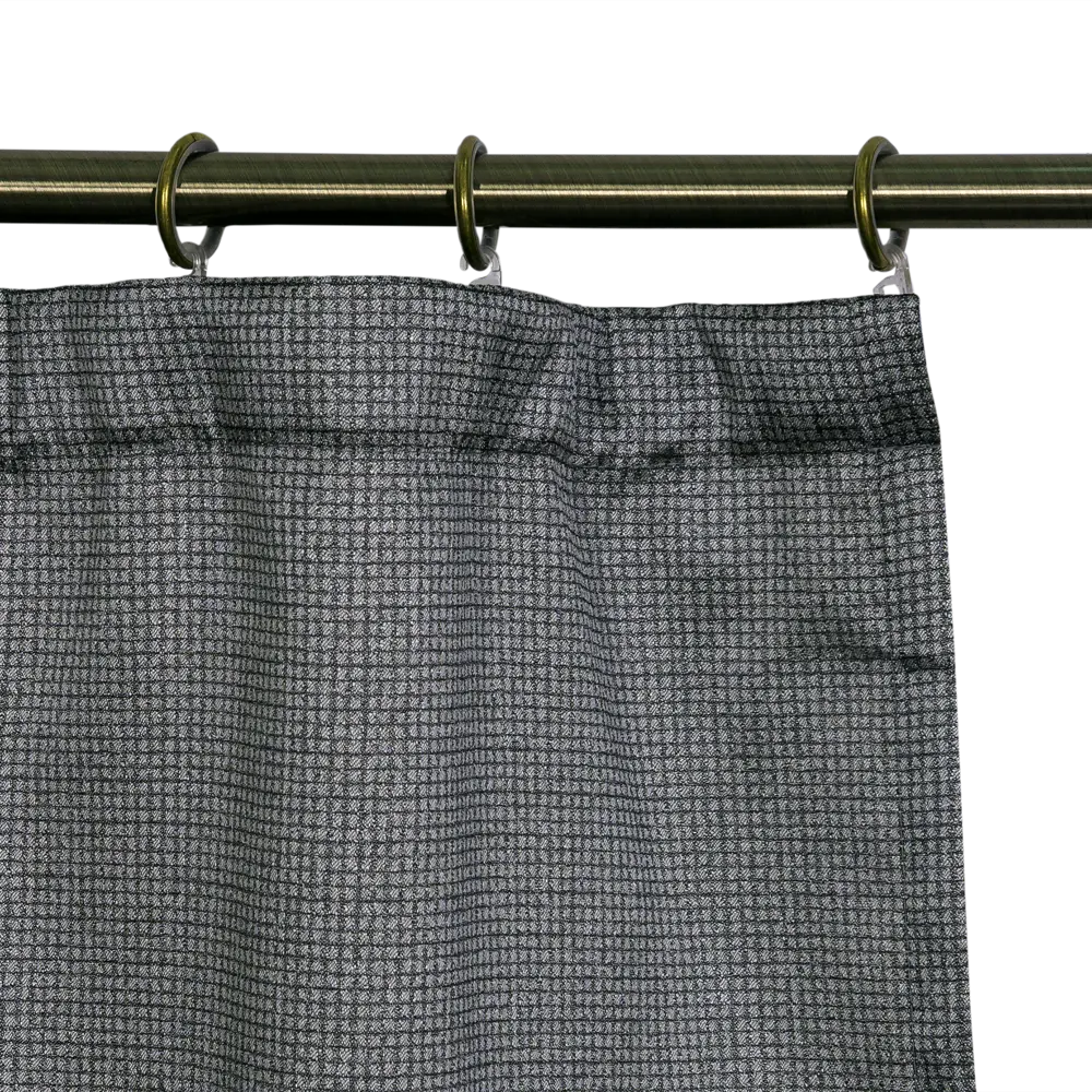 Штора на ленте, 200х300 см, жаккард, цвет серый AMORE MIO STLM-2132229 - Вид №3