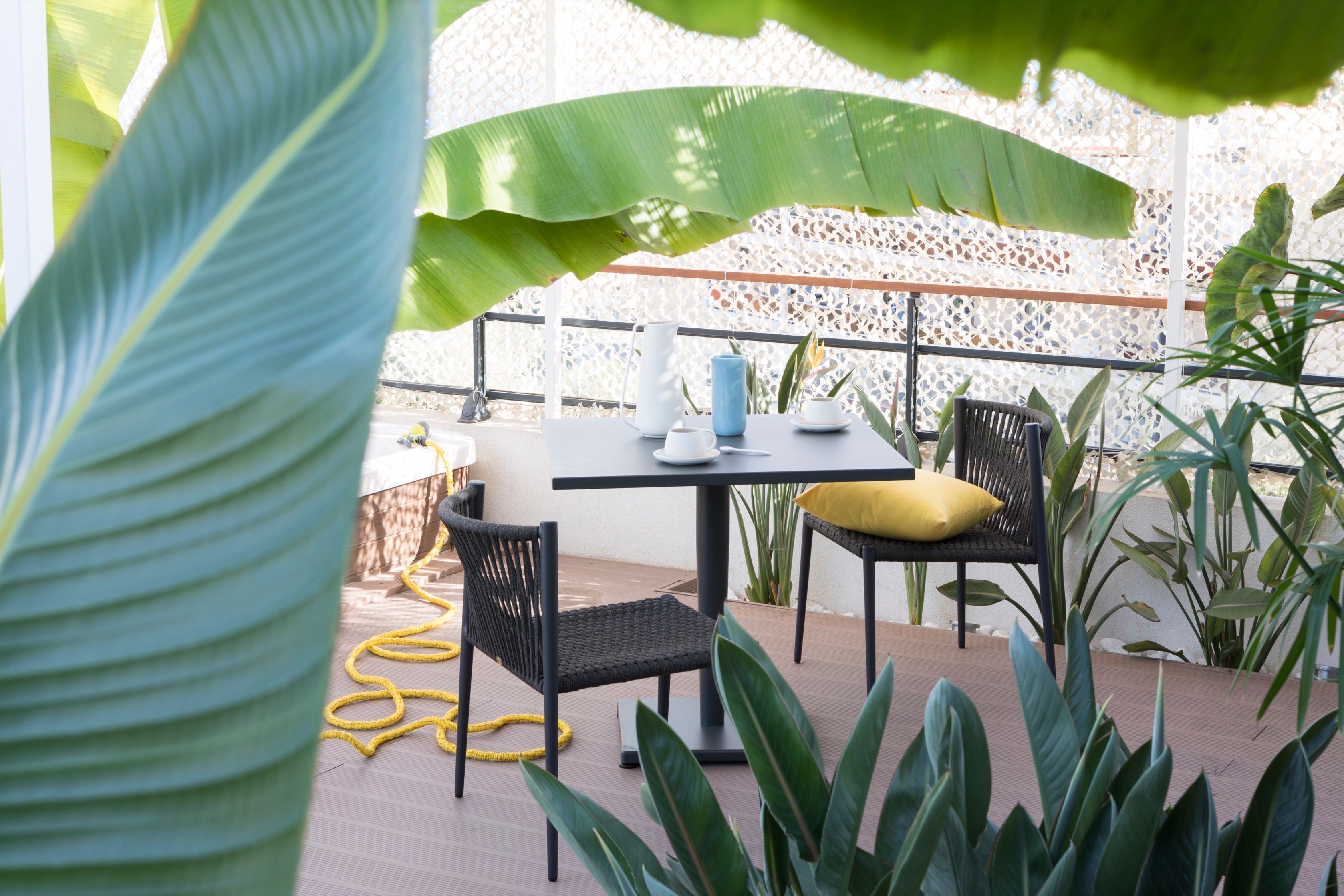 Алюминиевый квадратный складной стол Unopiù свет ARCH-00073245 - Вид №2