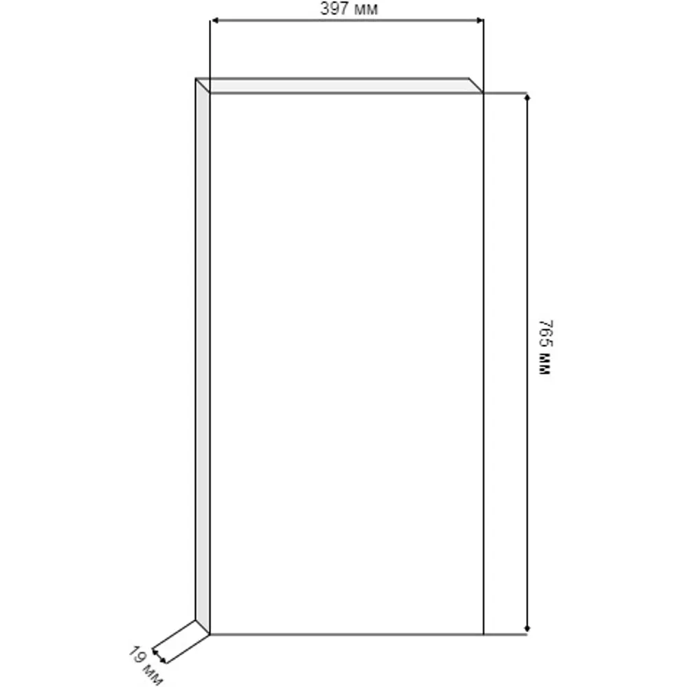 Фасад-витрина Оксфорд Konsensa 40×77 см для элегантной кухни 89366066 STLM-1579071 - Вид №7