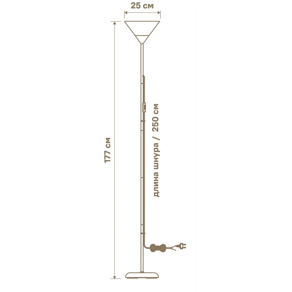 Торшер KREAFORTA Navolato цвет черный STLM-2123297 - Вид №5