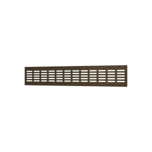 Решетка вентиляционная Era 480x80 алюминий цвет темно-бронзовый