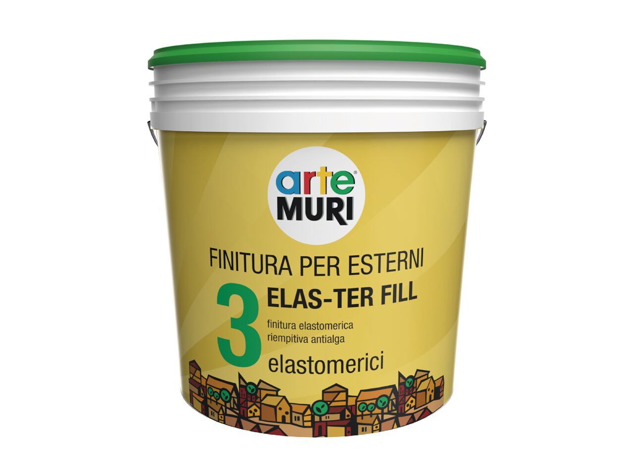 Эластомерная отделка с наполнителем против водорослей Fornaci Calce Grigolin arteMURI ARCH-00079154 - Вид №1