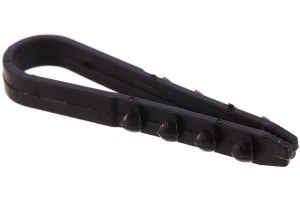 15487647 Дюбель-хомут (100 шт; 5-10 мм; черный; нейлон) для крепления кабеля 60453-0 Хортъ