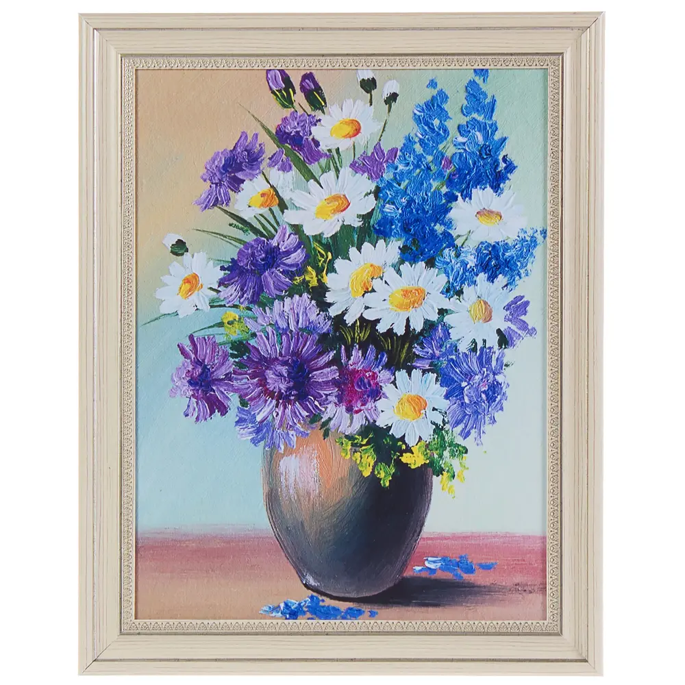 Картина в раме 30х40 см «Букет с ромашками» Santreyd STLM-2074984