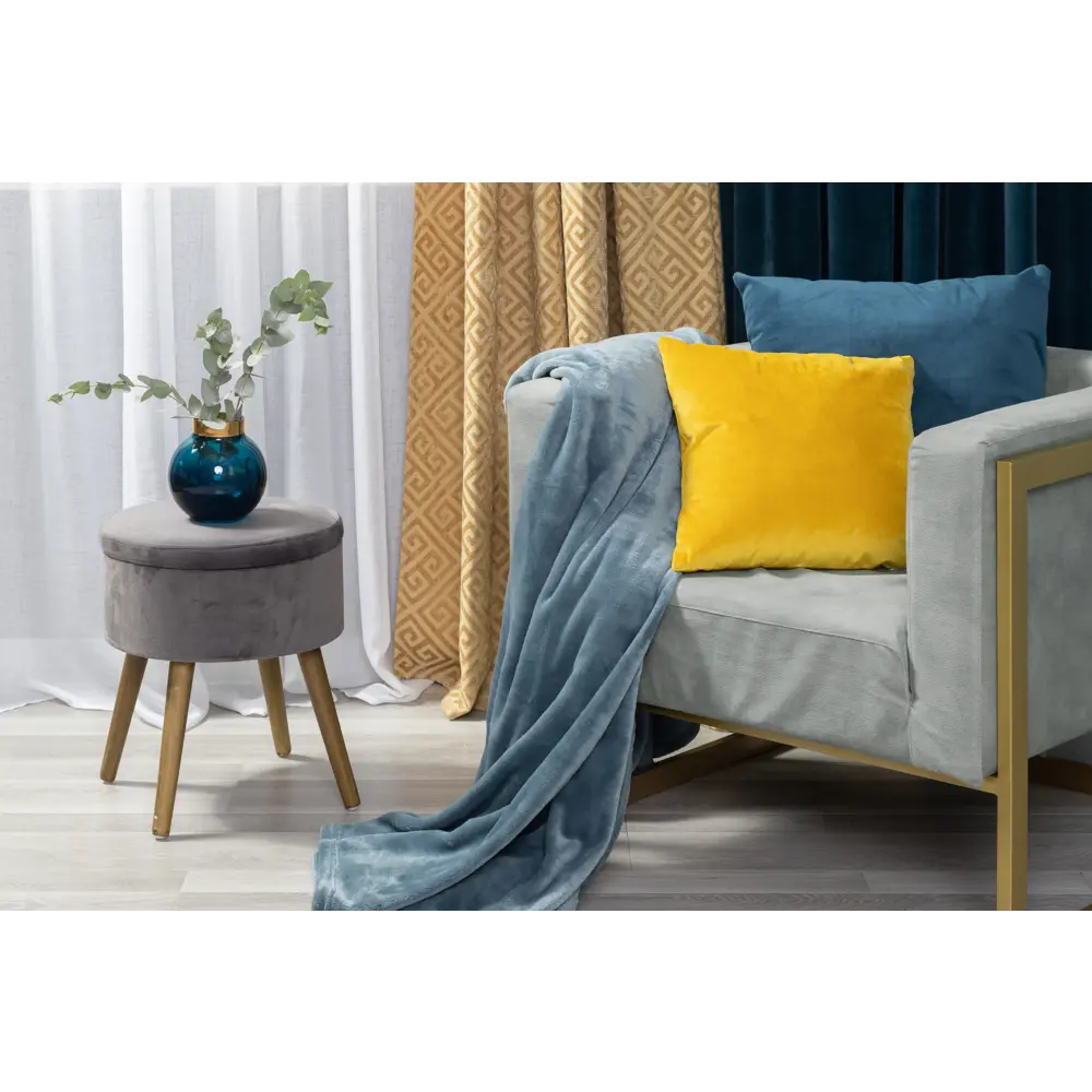 Табурет 360x440 мм цвет тёмно-серый Atmosphera STLM-2097184 - Вид №5