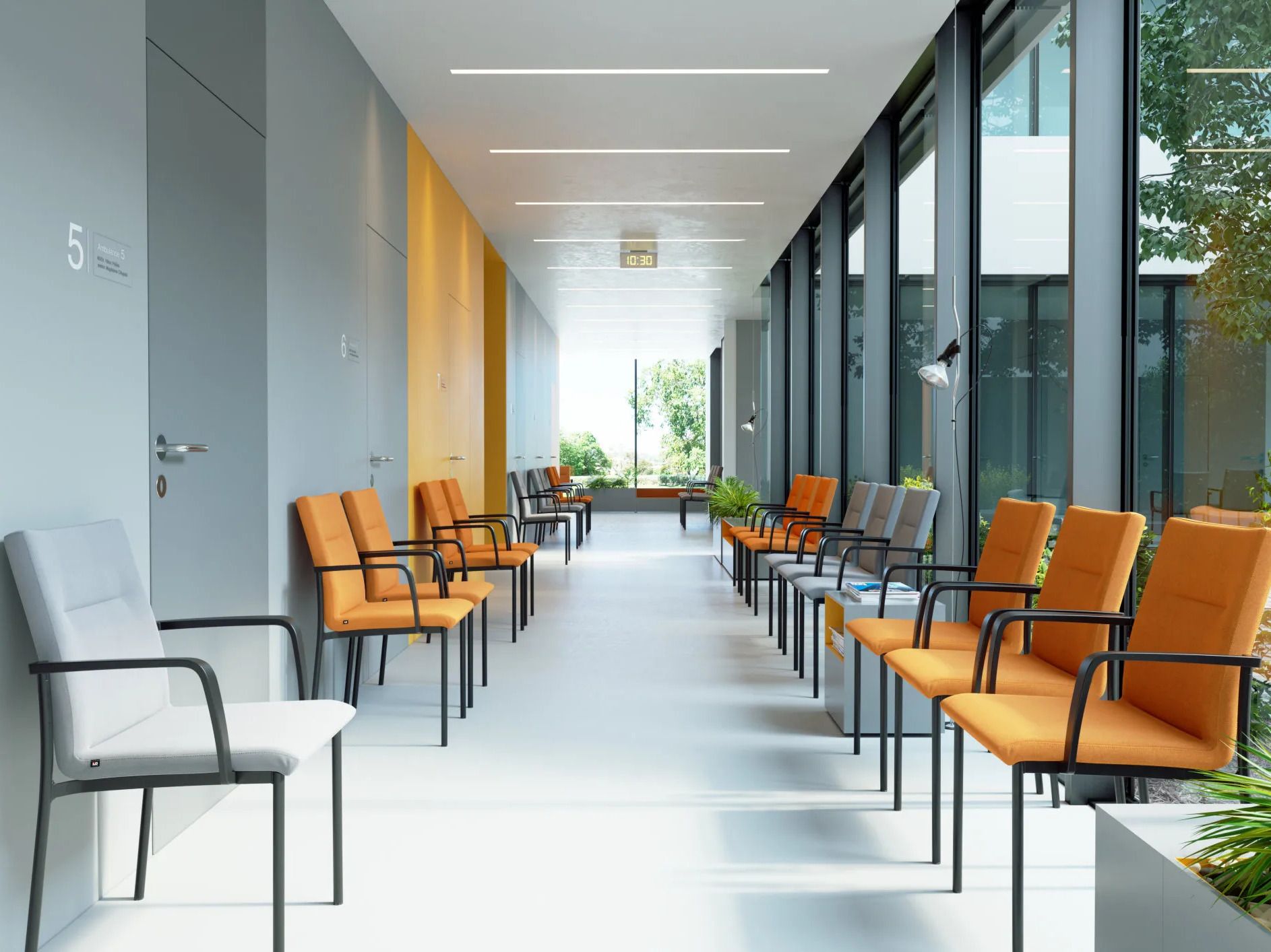 Тканевый стул для конференций с подлокотниками LD Seating Seance Care ARCH-00087699 - Вид №4