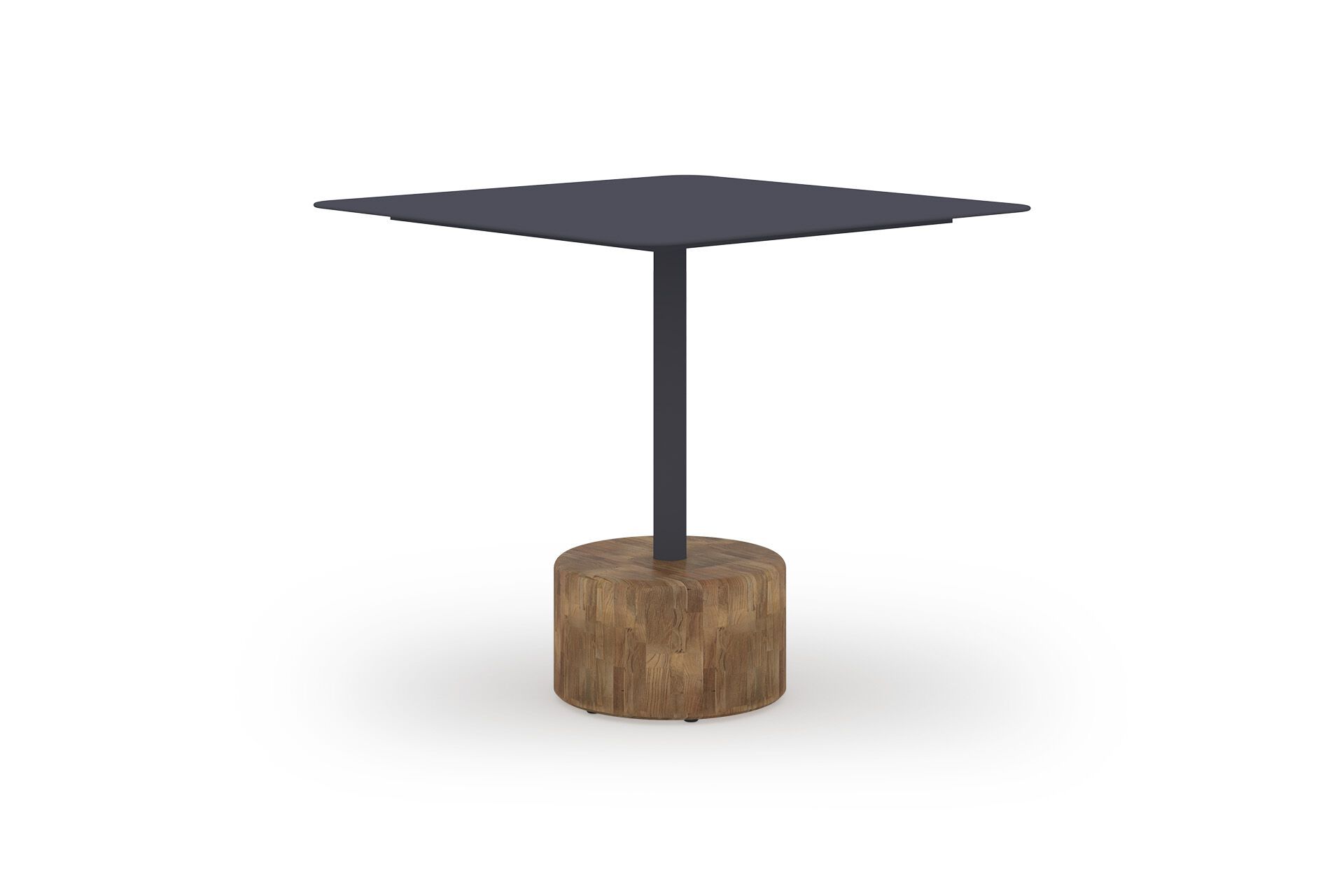 Квадратный стол с алюминиевым верхом и тиковым или каменным основанием MAMAGREEN Glyph ARCH-00069449 - Вид №5