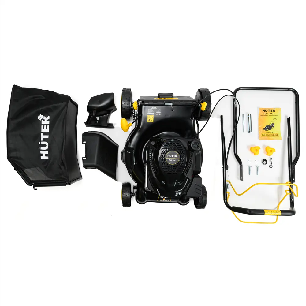 Газонокосилка бензиновая самоходная Huter GLM-46/S 5 л.с. 46 см STLM-2128625 - Вид №4