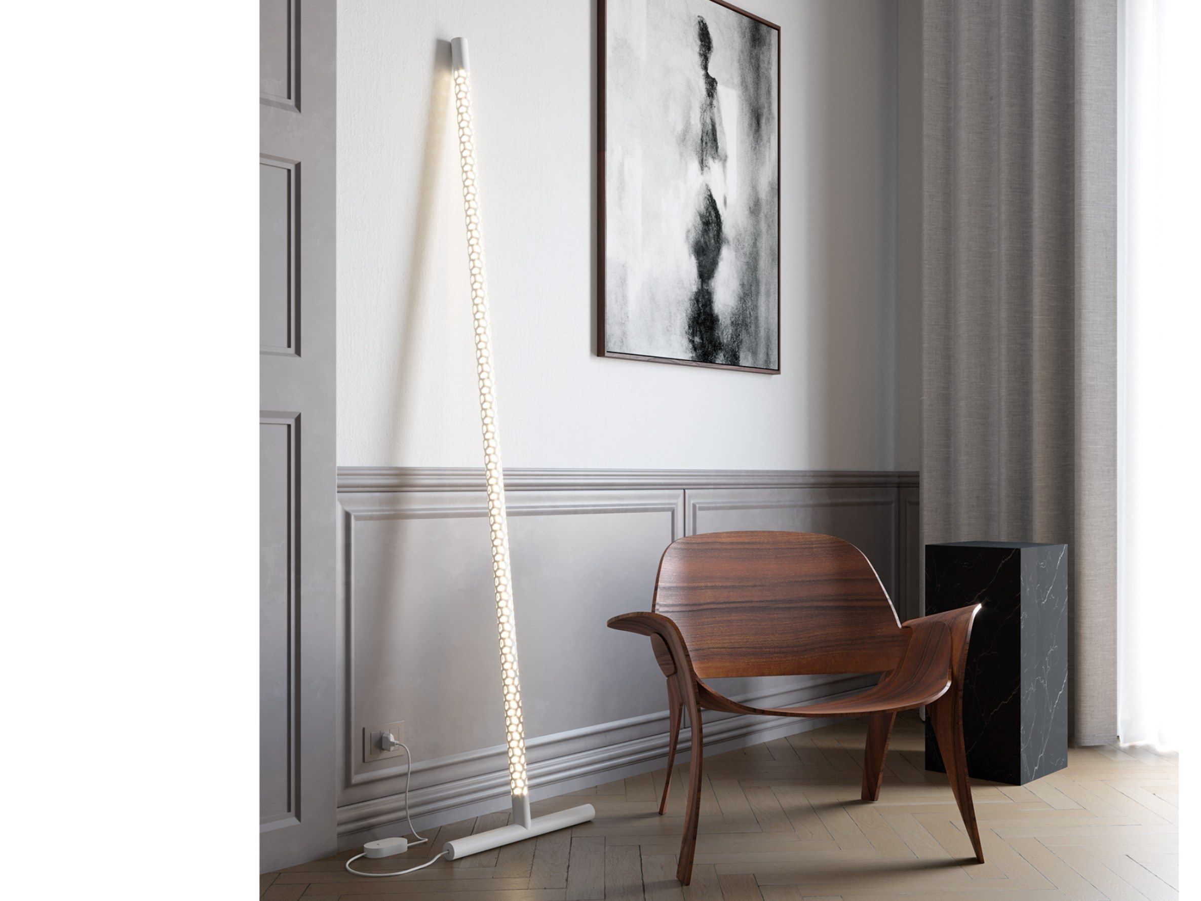 Алюминиевый светодиодный торшер Rotaliana Squiggle ARCH-00028595