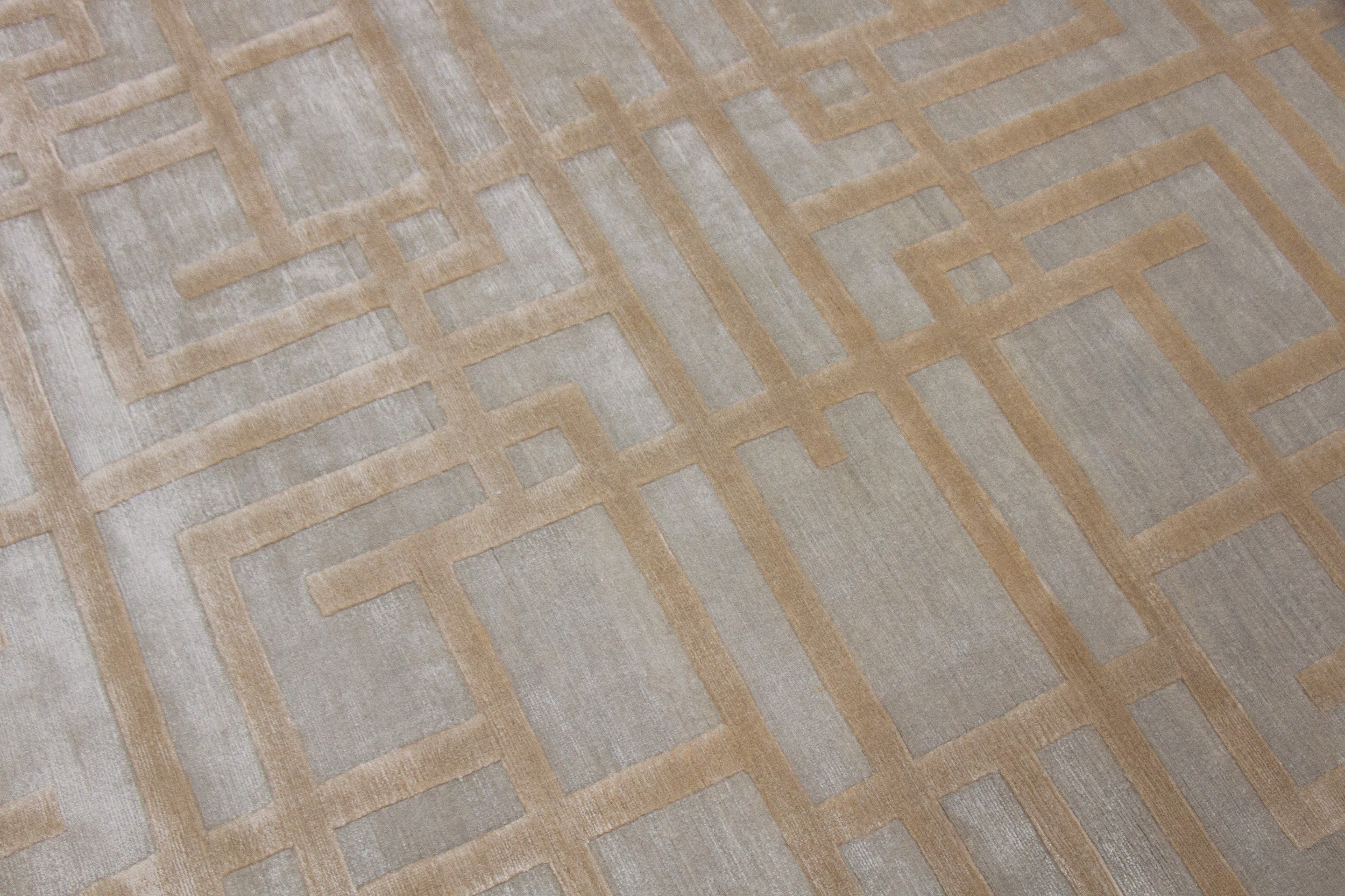 Шелковый прямоугольный ковер ручной работы Edition Bougainville Чарльстон ARCH-00089917 - Вид №2