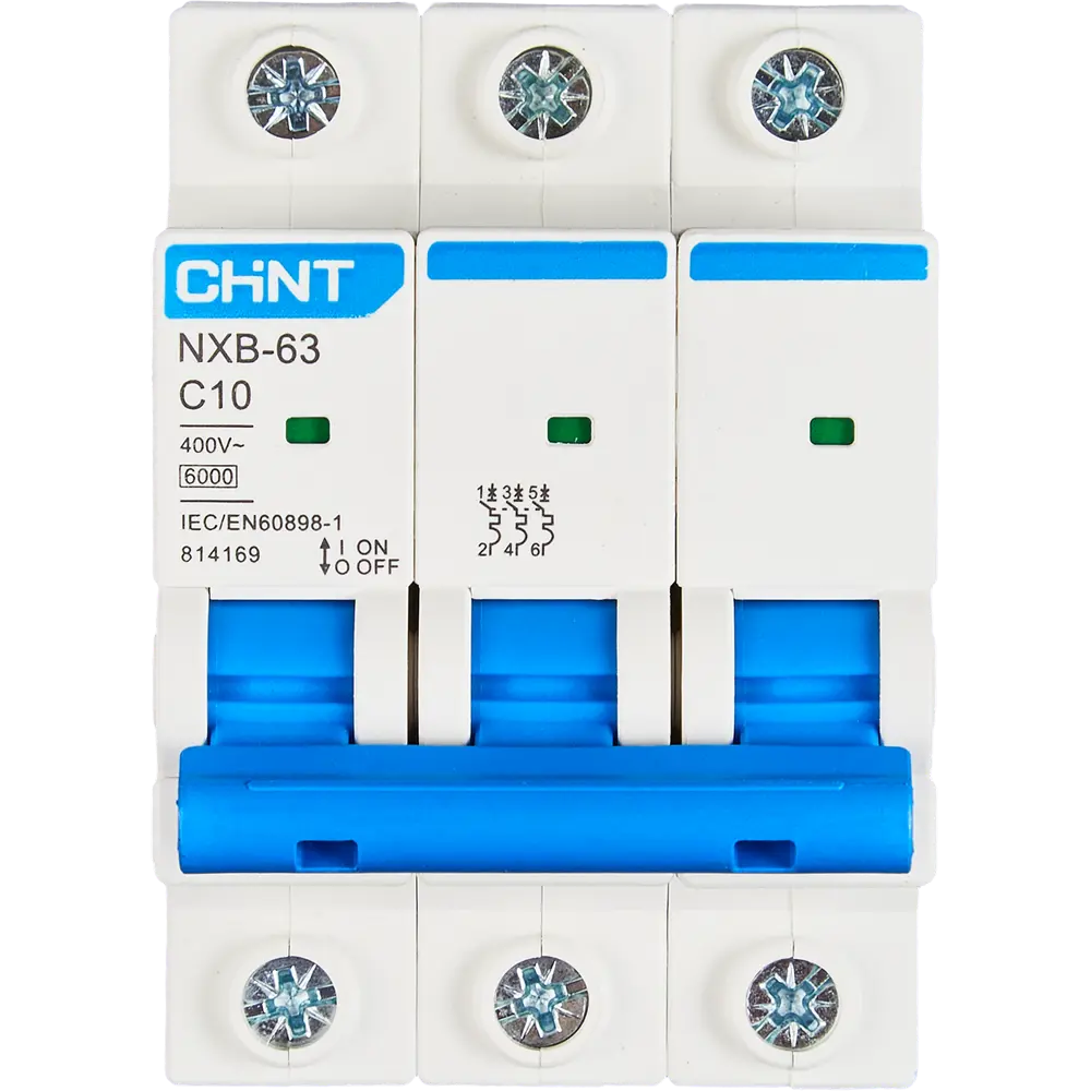 Автоматический выключатель CHINT NXB-63S 3P C25 А 4.5 кА STLM-2154695 - Вид №2
