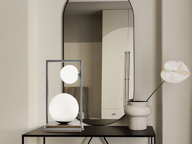 Светодиодная настольная лампа из стали и стекла с диммером Miloox Buble ARCH-00138330 - Вид №4