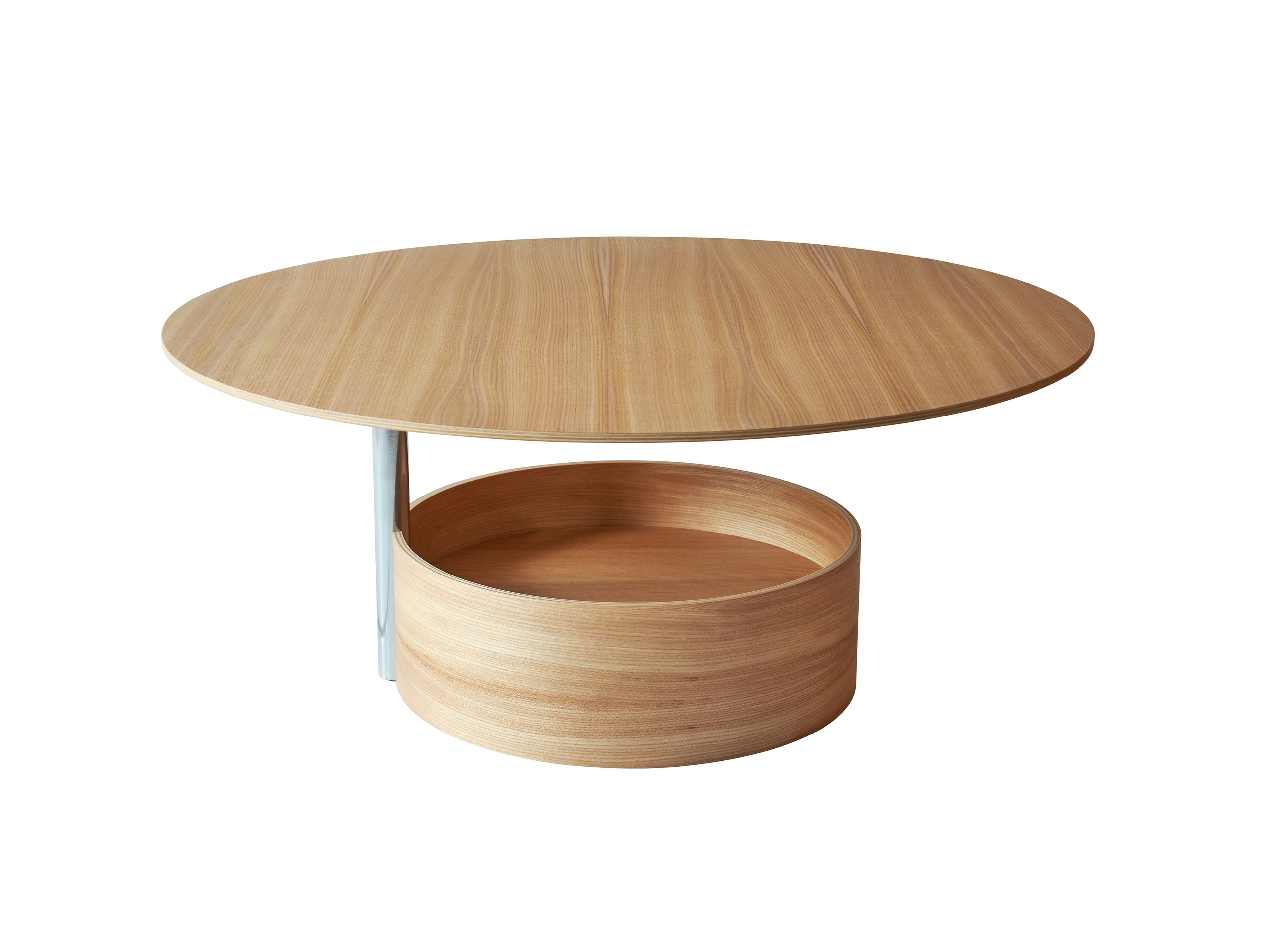 Низкий круглый журнальный столик с отсеком для хранения Maze PARASOL L ARCH-00010915 - Вид №3