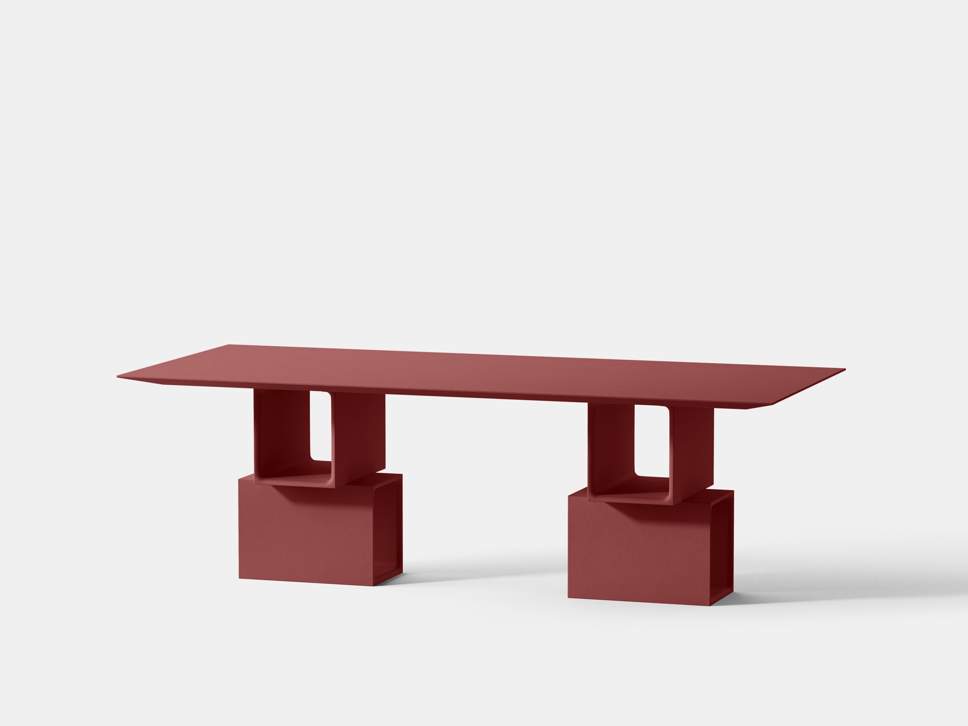 Прямоугольный бетонный стол PULKRA плакат ARCH-00071870 - Вид №15