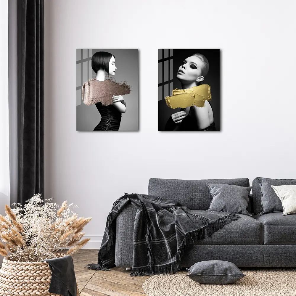 Картина на стекле Девушка с оттенком 6 60x80 см 85283043 STLM-2055498 ARTABOSKO  - Вид №4