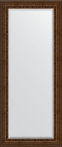BY 6139 Зеркало напольное с фацетом в багетной раме - состаренная бронза с орнаментом 120 mm EVOFORM Exclusive floor