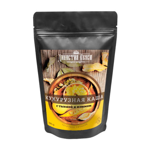 Каша кукурузная с тыквой и изюмом Династия Вкуса 200 г Santreyd 13291