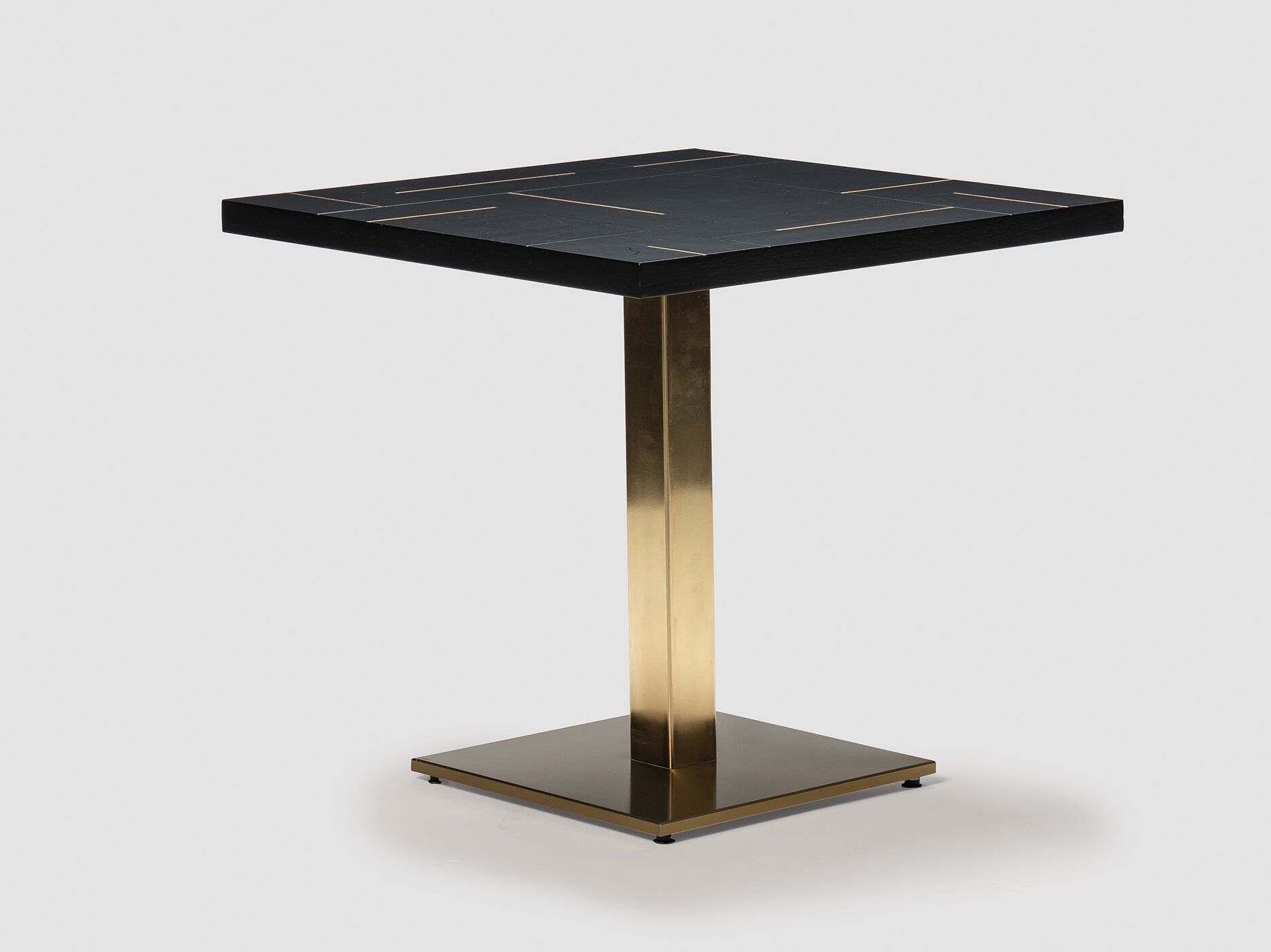 Квадратный стол из дерева и металла Papell Design гостиница ARCH-00087676